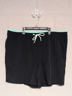 Member's Mark Men's Black Swim Shorts XXL NWT